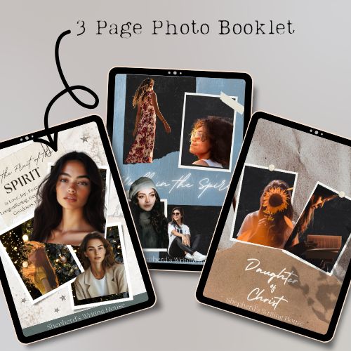 3 Page Worship Photo Booklet