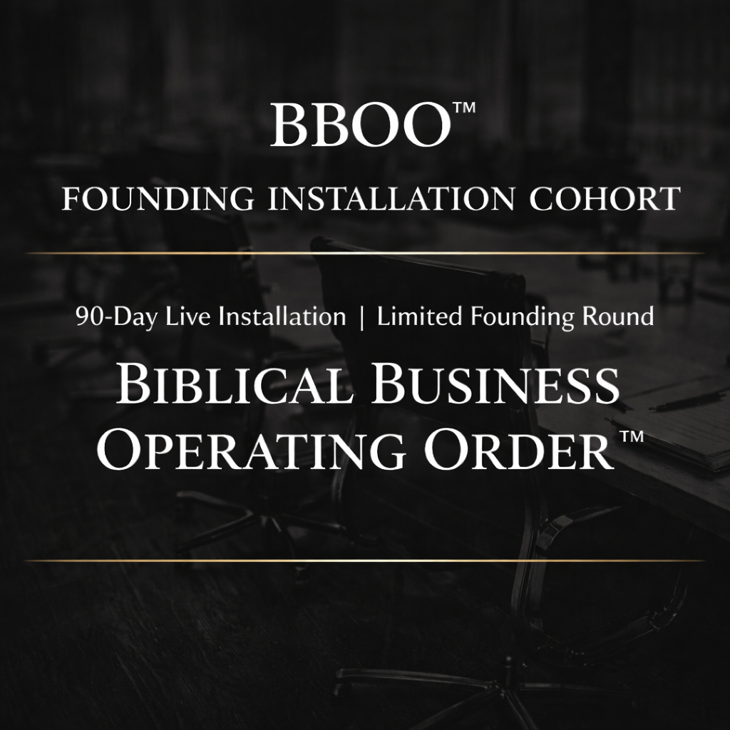 BBOO™ Founding Installation Cohort