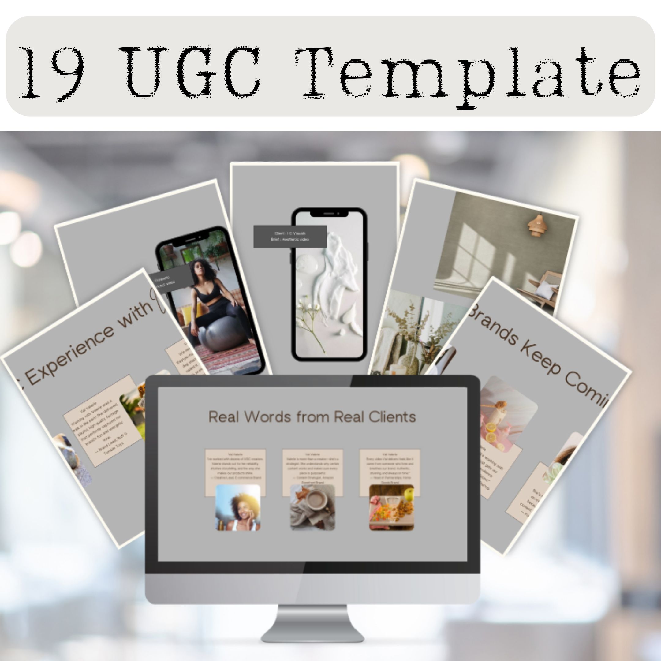 19-Page UGC Media Kit Canva Template – Pitch Brands With Confidence