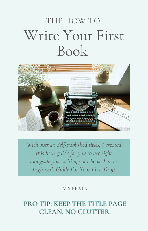 How To Write Your First Book