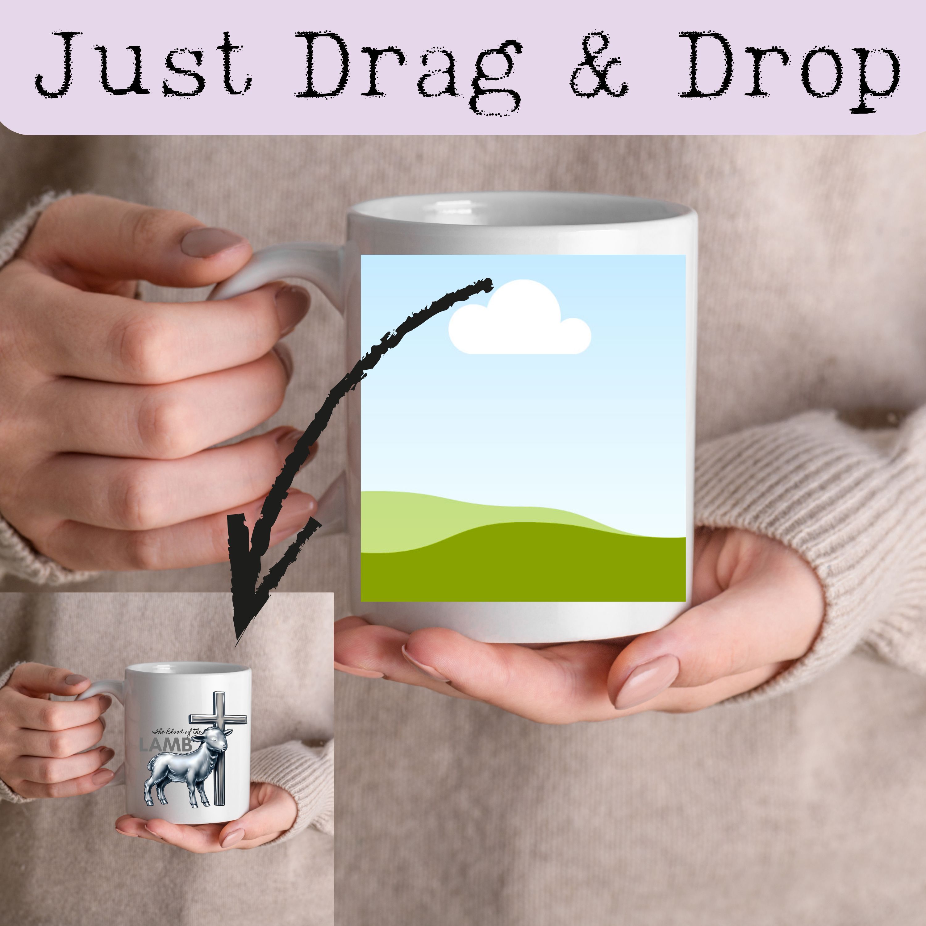 15 Christian Mug Mockup Canva Templates | Faith-Based Mug Mockups for Etsy & POD Sellers (Editable)