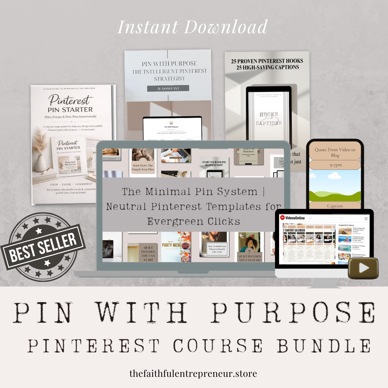 Pin With Purpose — The Complete Pinterest Pin Bundle