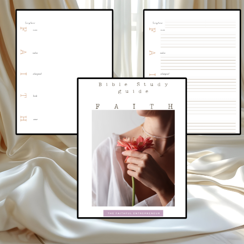 HOPE - 9 Pg Bible Reflection Study Worksheets