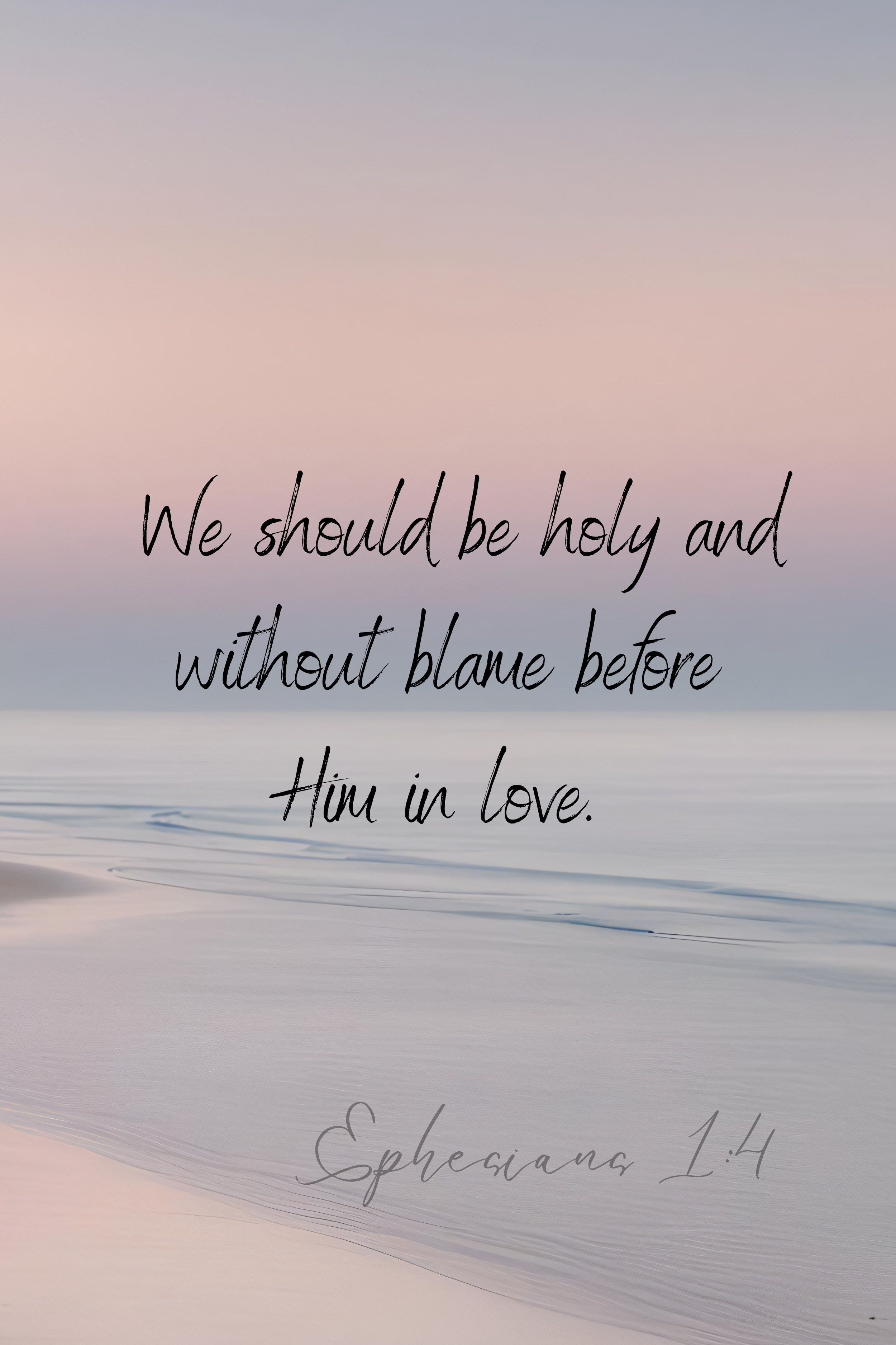 Ephesians 1:4