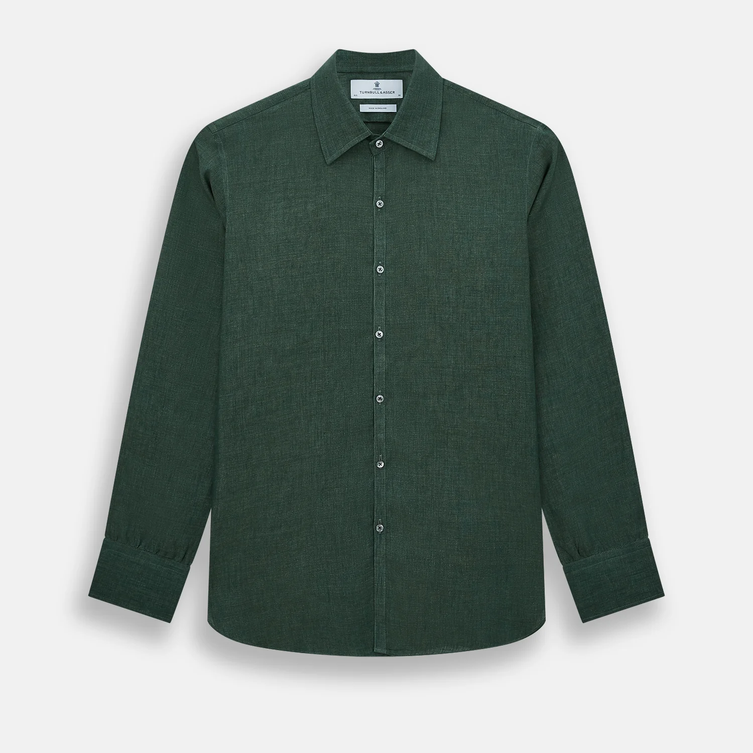Forest Green Linen Westminster Shirt
