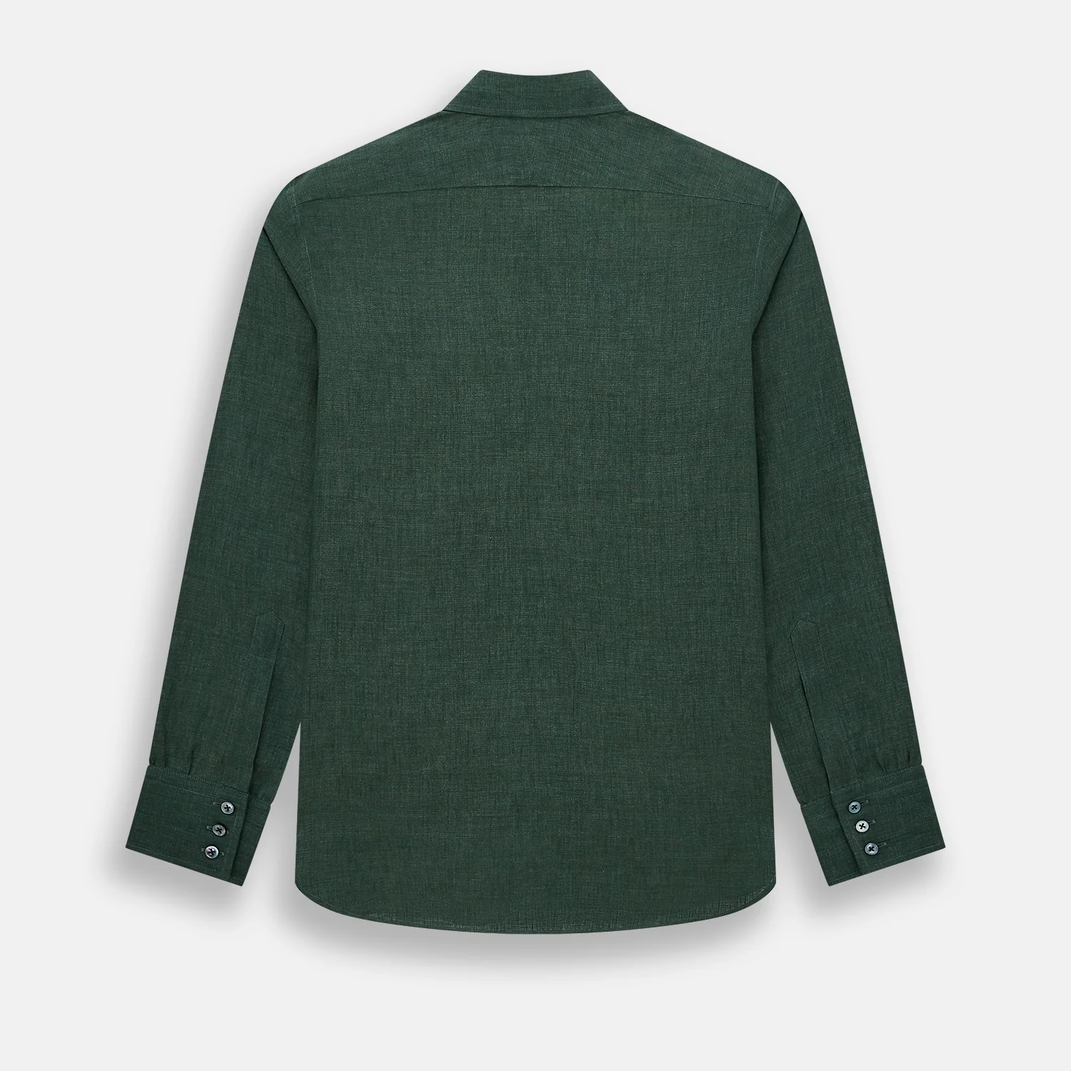 Forest Green Linen Westminster Shirt