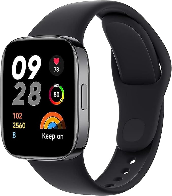 Xiaomi Redmi Watch 3, Smartwatch, 1.75-inch AMOLED Display, Heart Rate Sleep Oxygen Level Tracking, 100+ Exercise Modes, Ivory