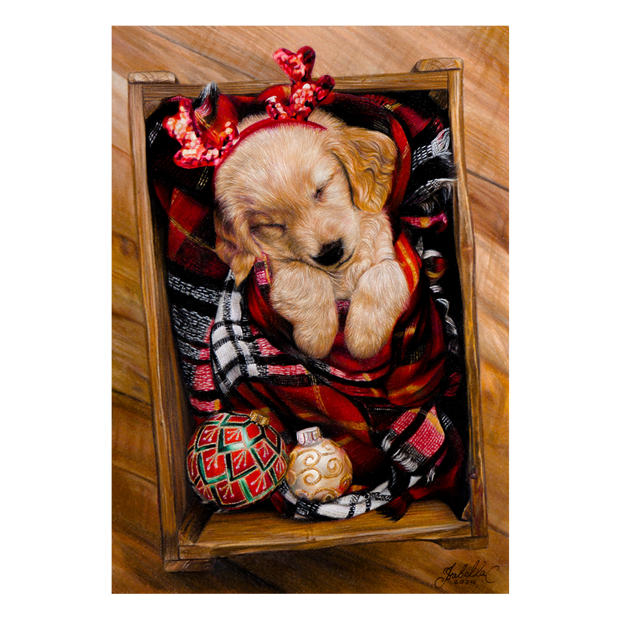 "Christmas Puppy" Prints