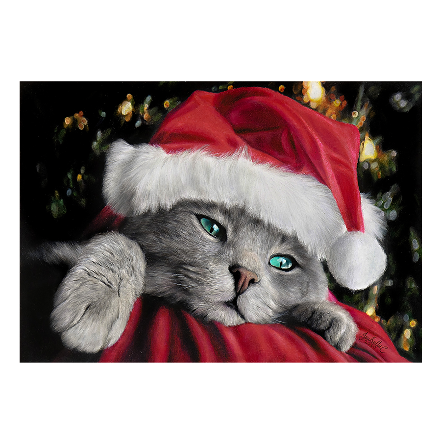 "Christmas Cat" Prints