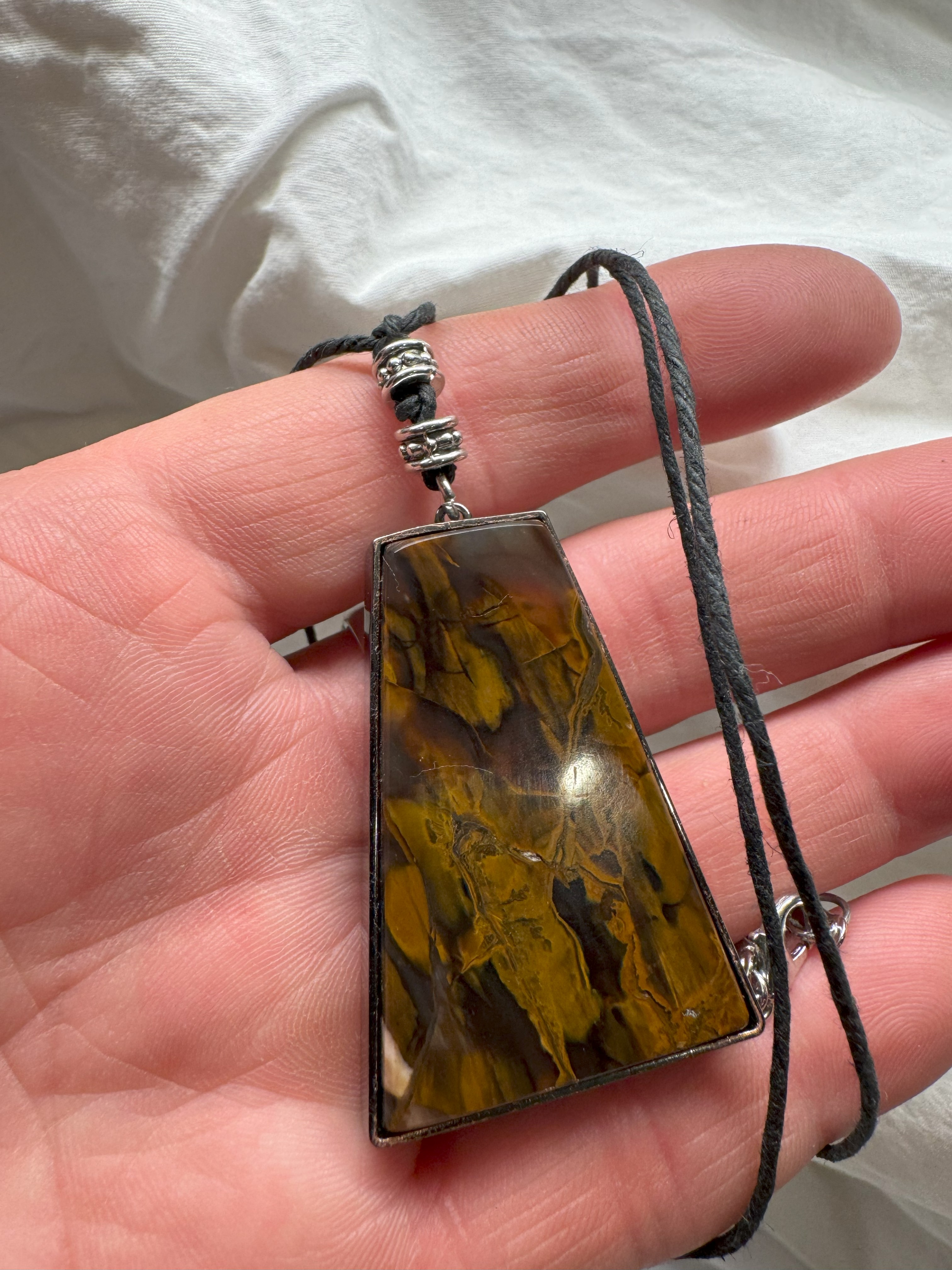 Petrified Wood Pendant 