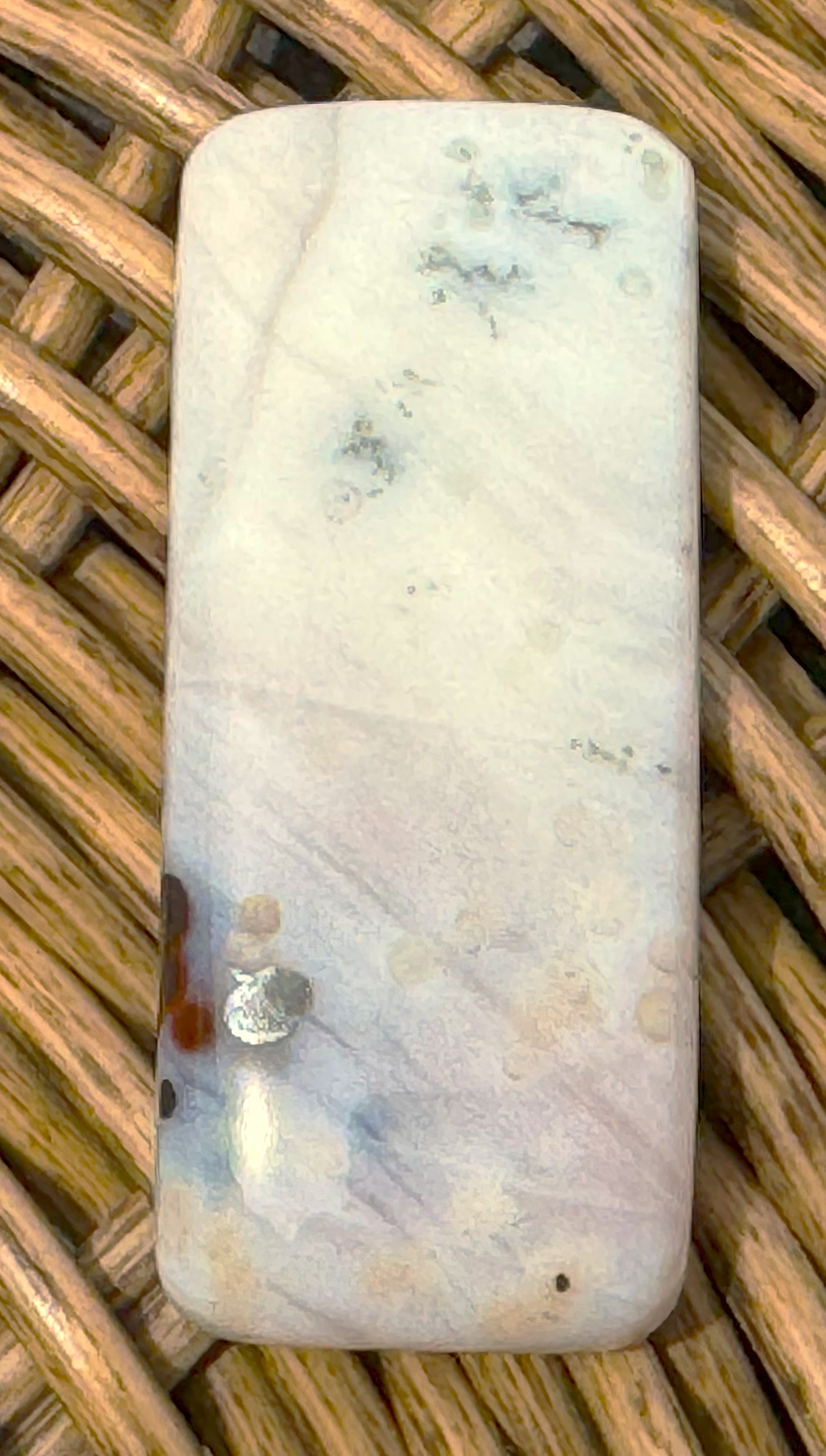 Dendritic Agate Cabochon ~ 1.5"x3/4"