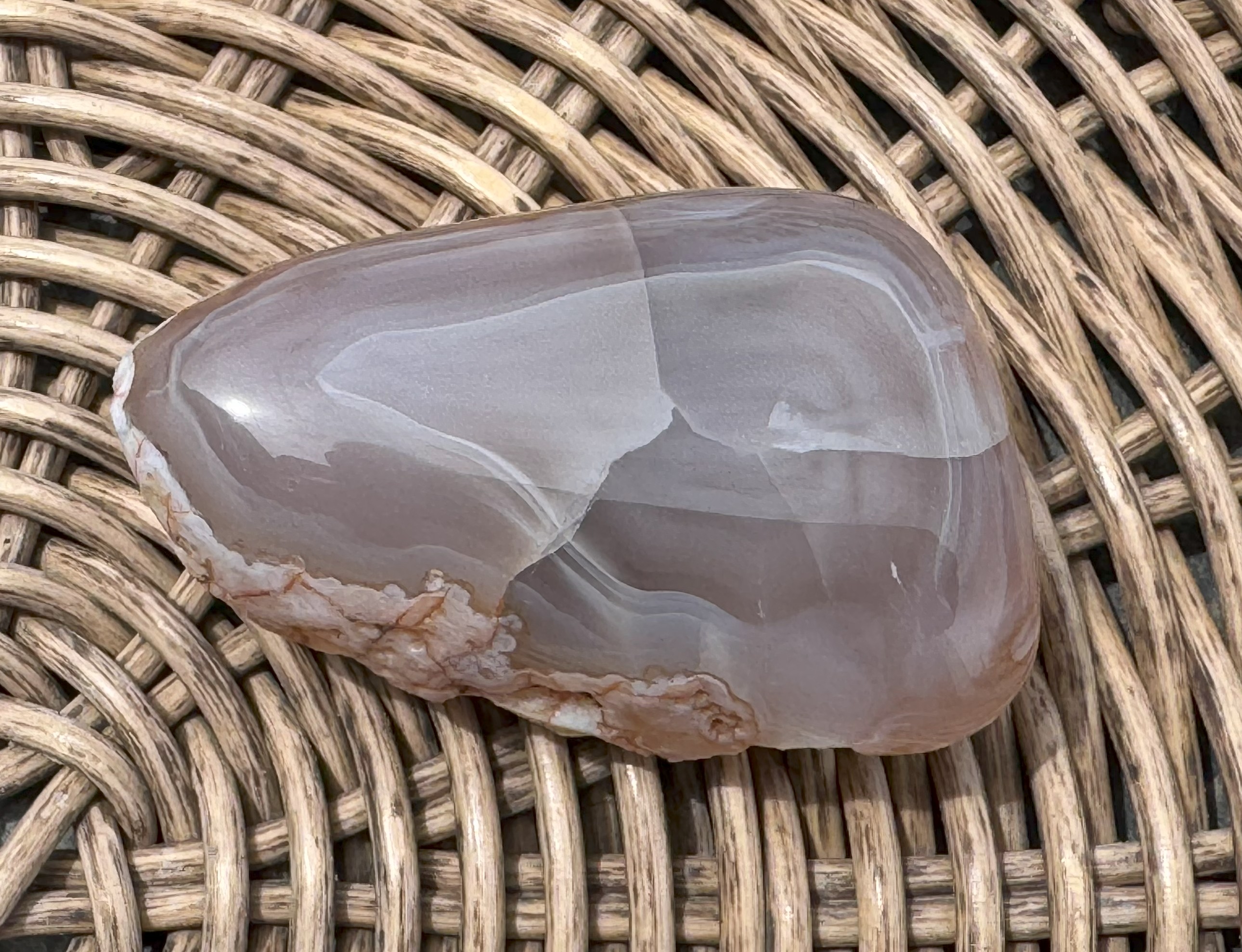 Polished Moroccan Agate ~ 2.25" x 1.5"