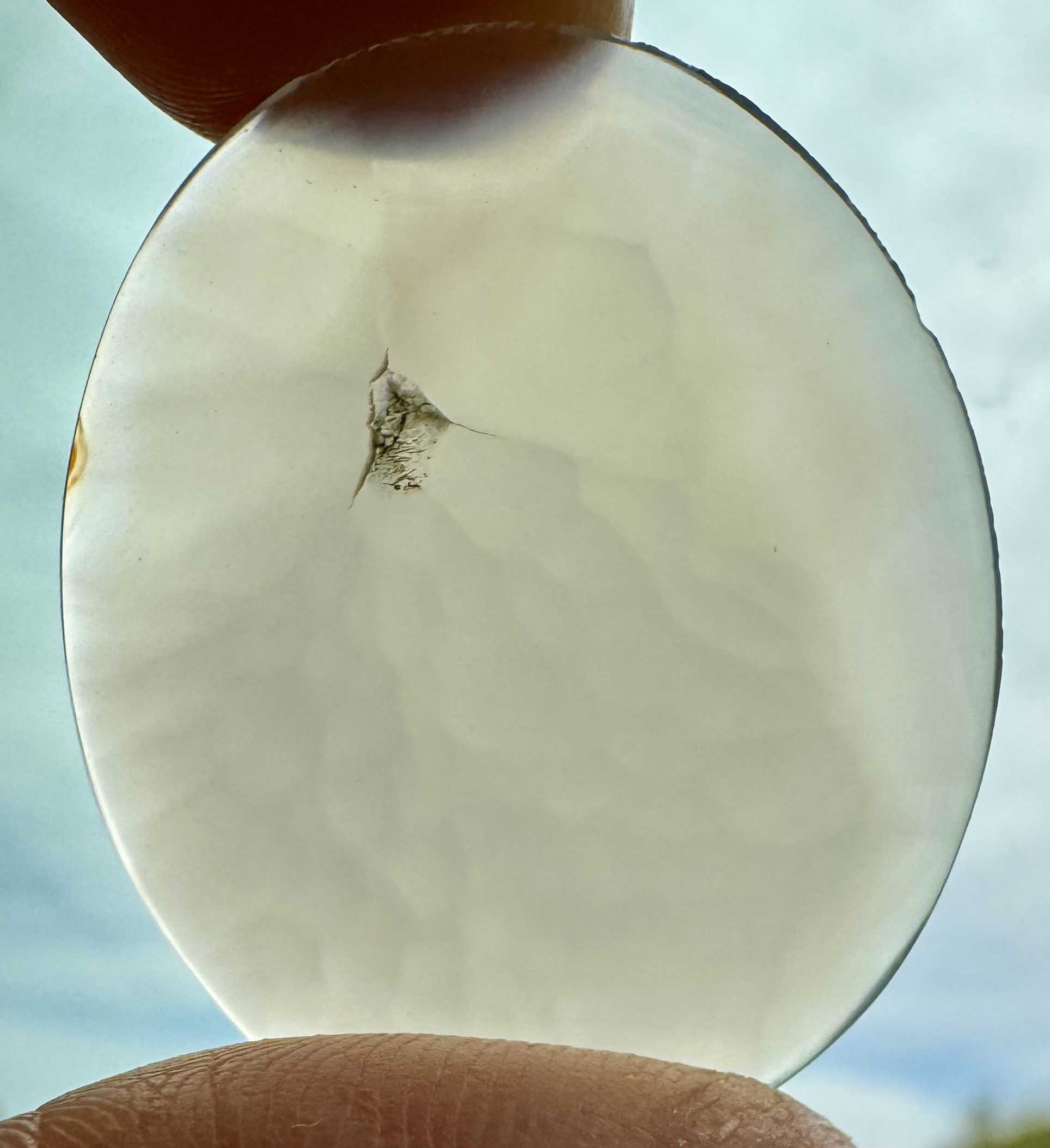 Polished Quartz Cabochon 1.5" x 1.25"