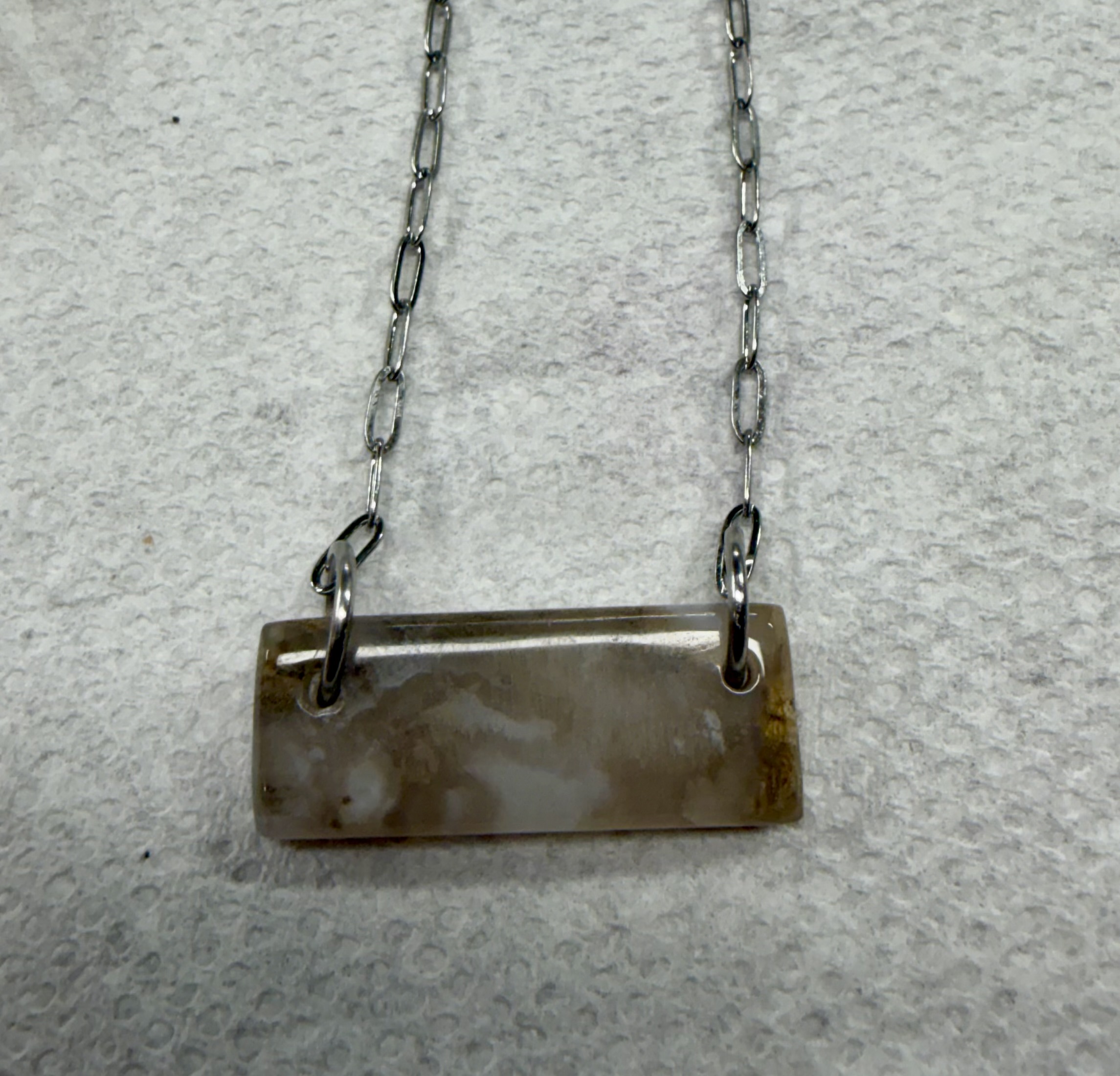 Natural Stone Pendant Necklace