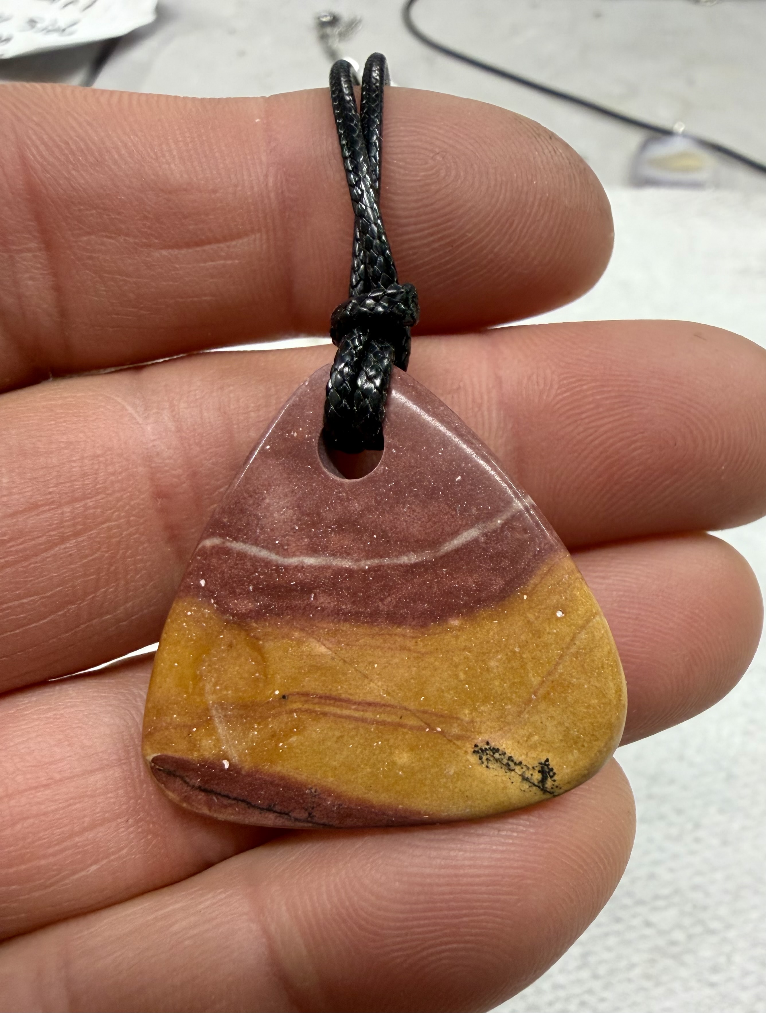Polished Stone Pendant