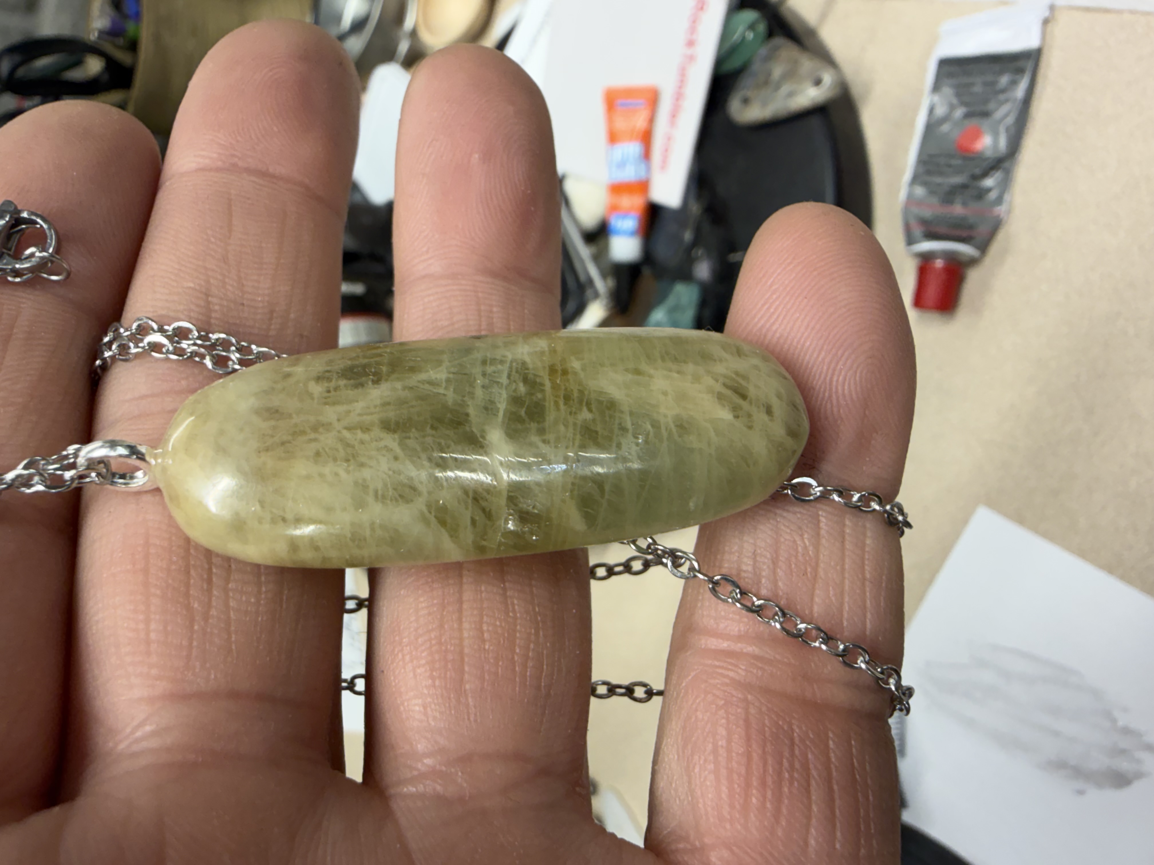 Beryl Pendant Necklace