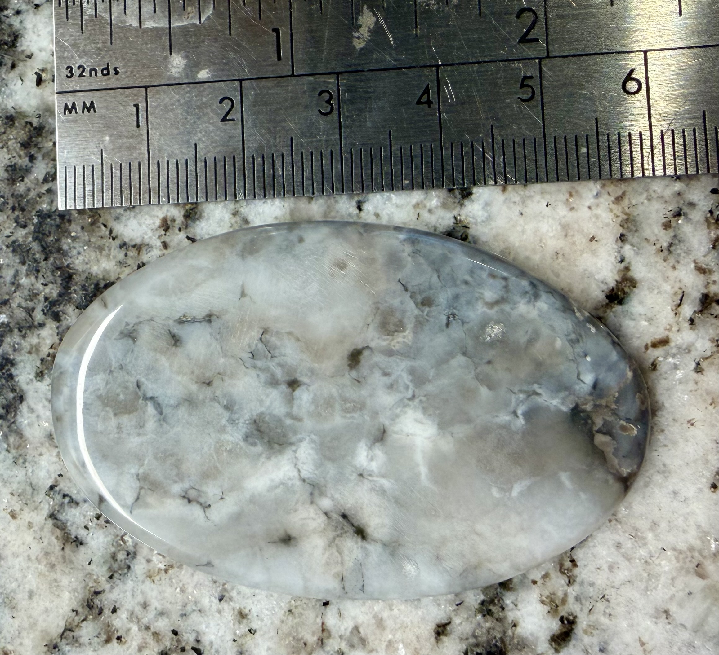 Gray Agate Cabochon