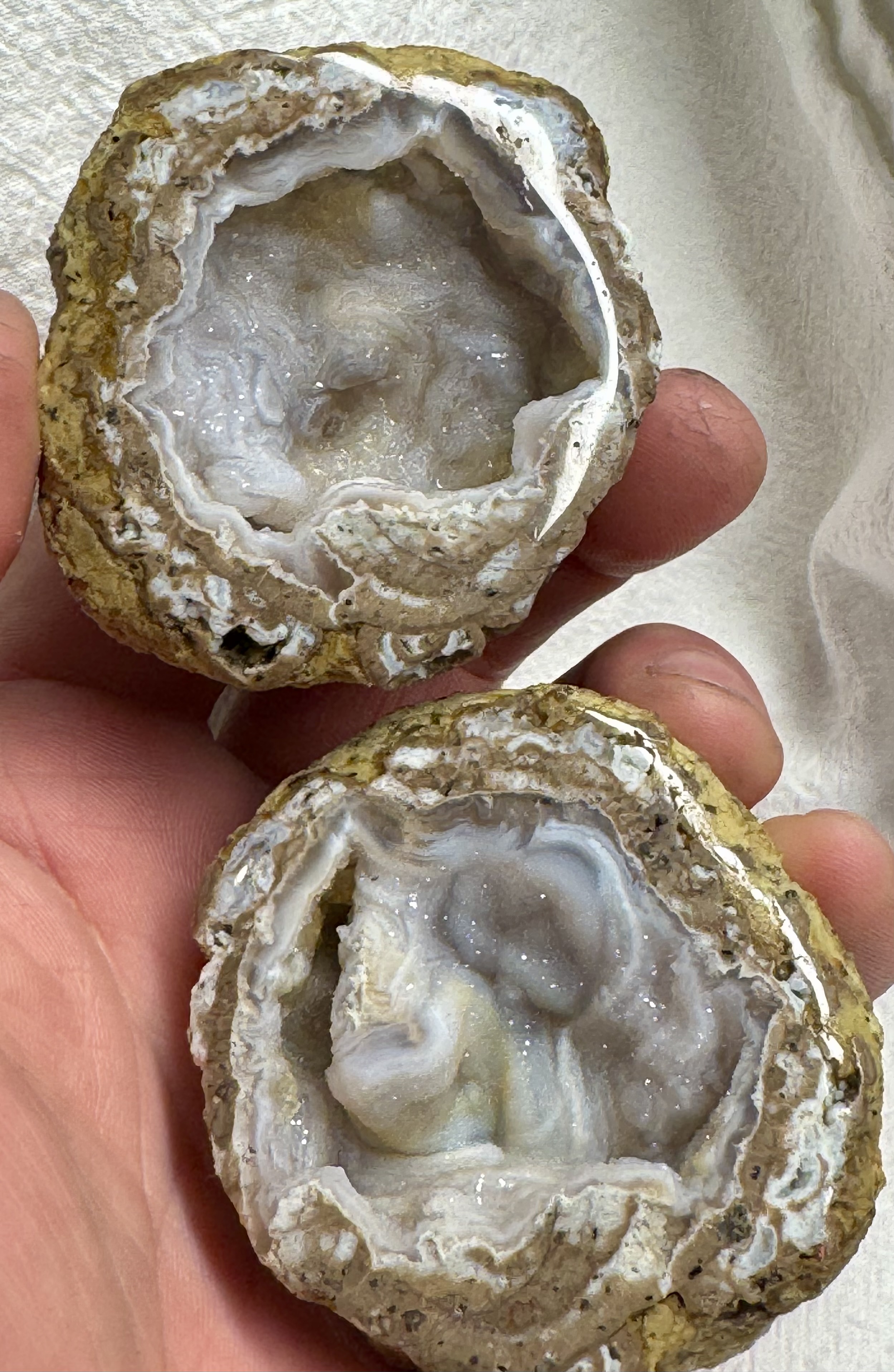 Arizona Geode halves