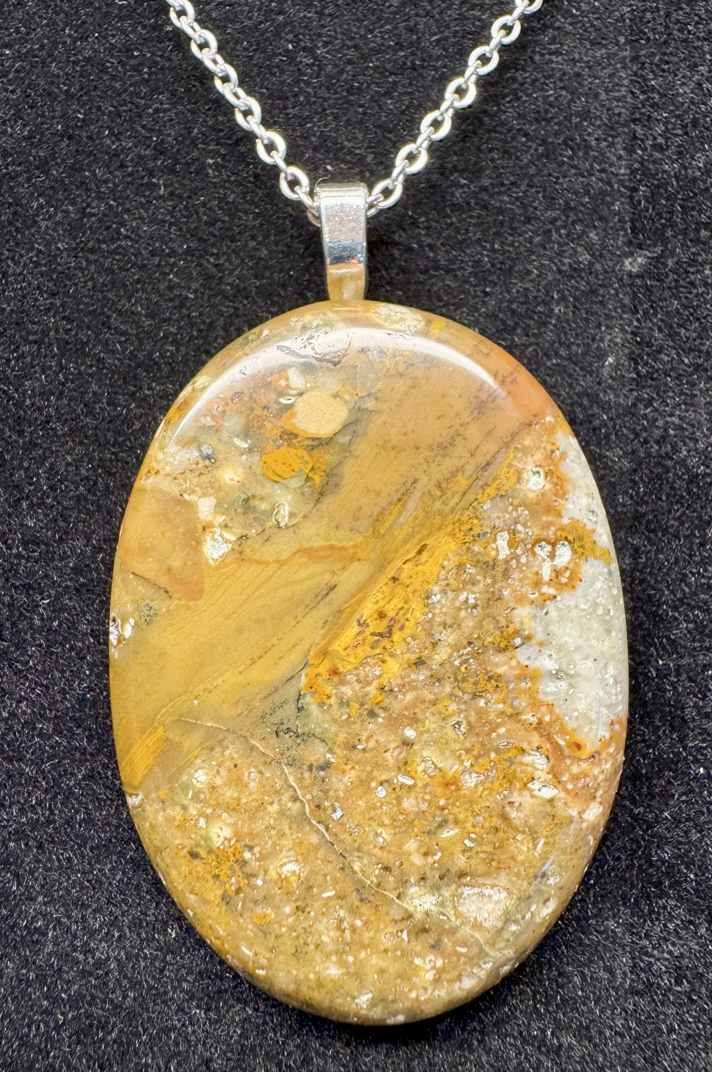 Picture Jasper Pendant ~2"x1.25"