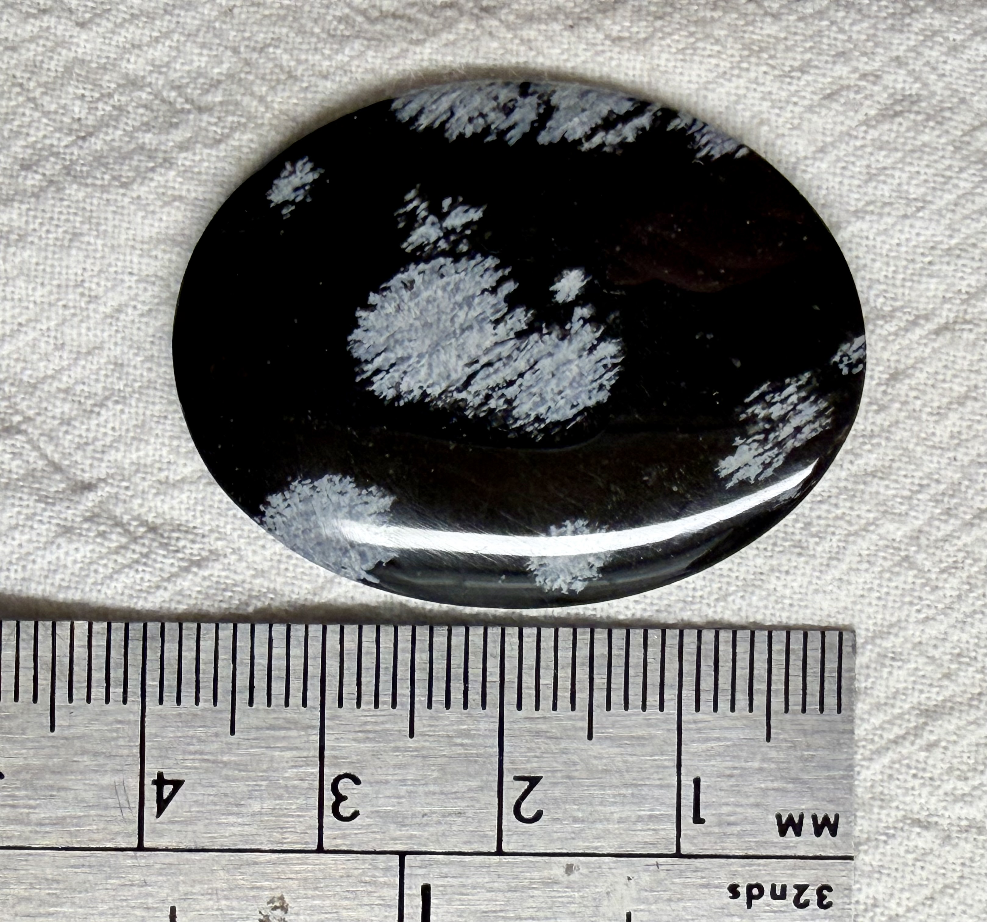 Snowflake Obsidian Cabochon