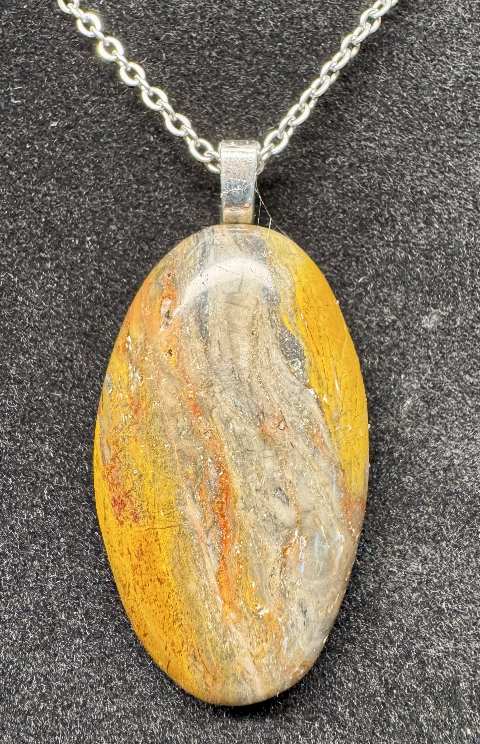 Polished Cabochon Pendant 1.5" x 1"