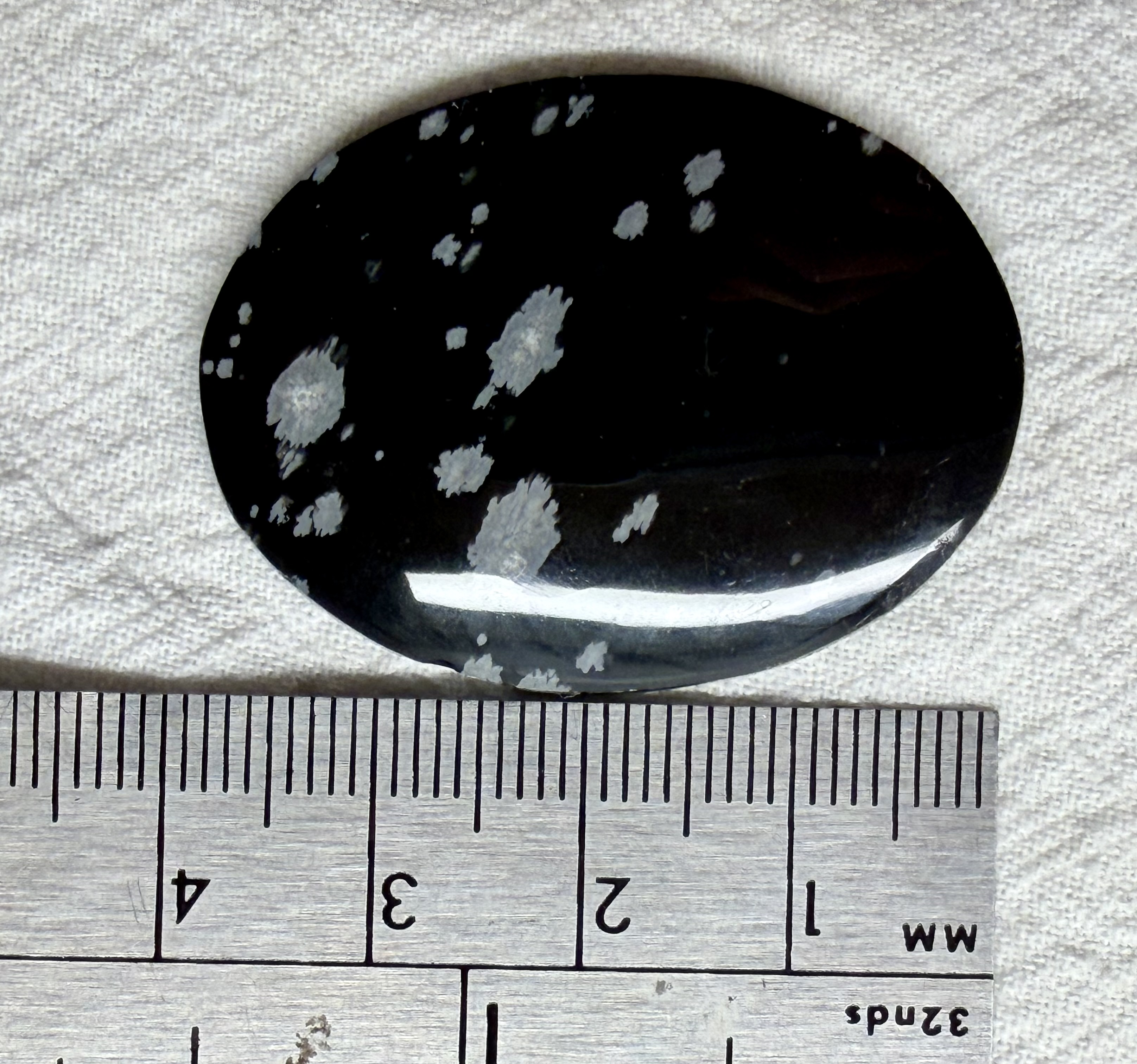 Snowflake Obsidian Cabochon