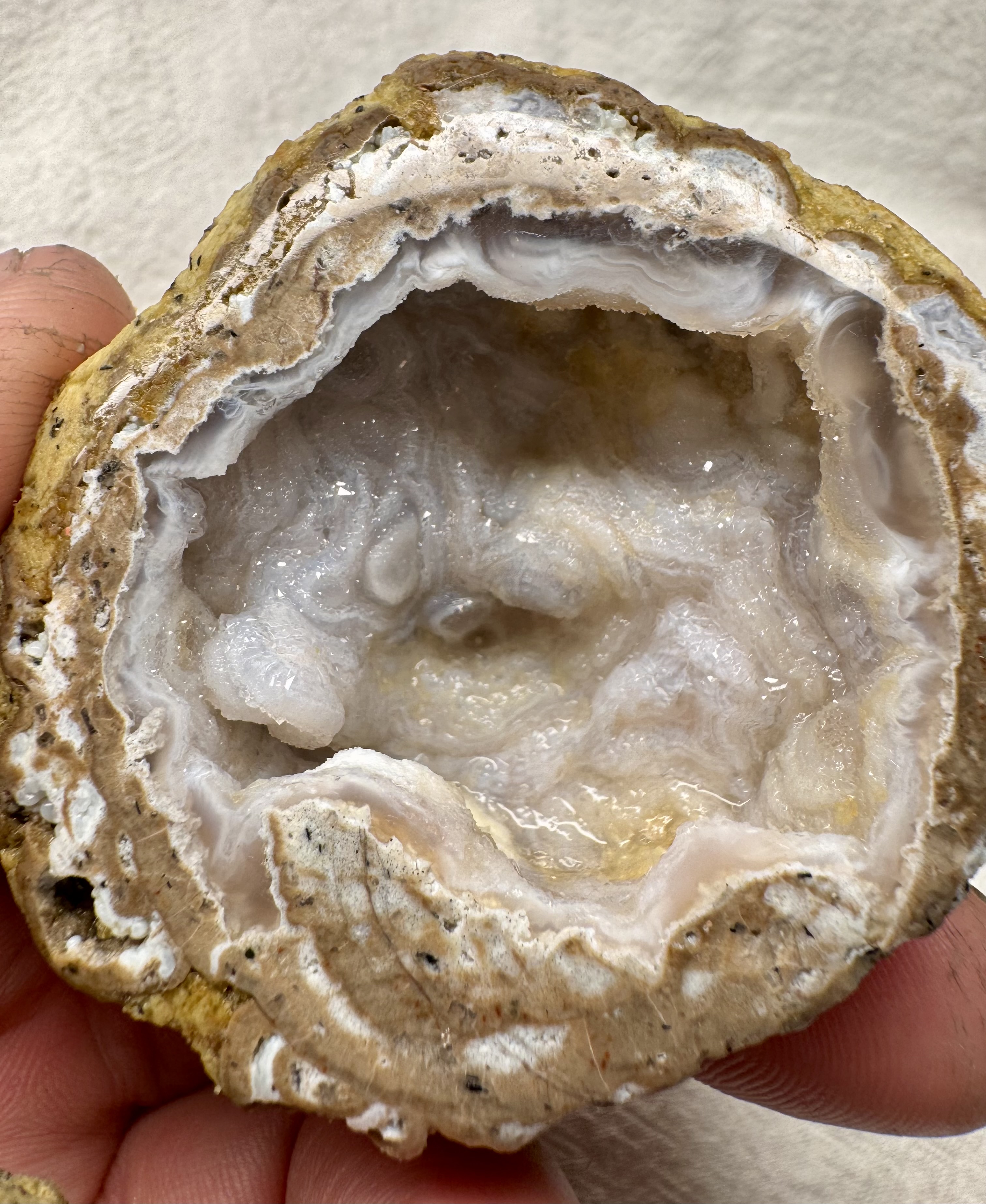 Arizona Geode halves