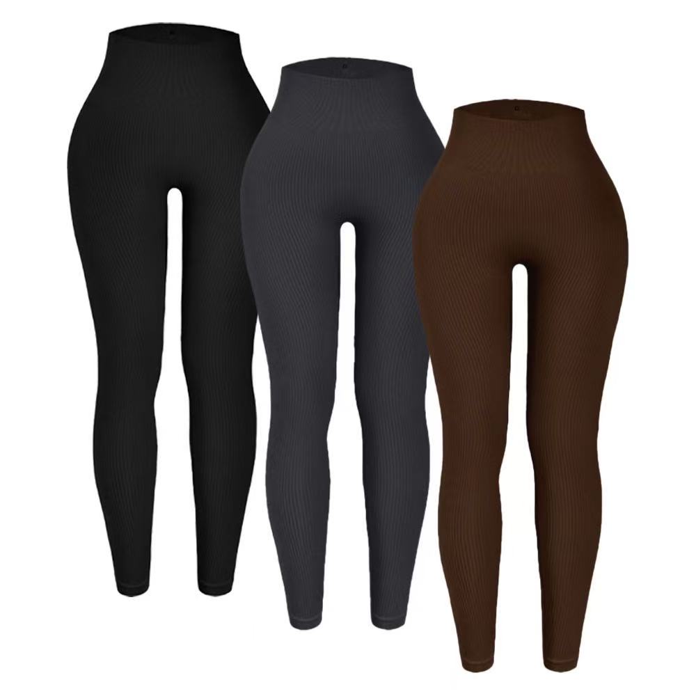 Threaded Seamless Yoga Pants Fitness