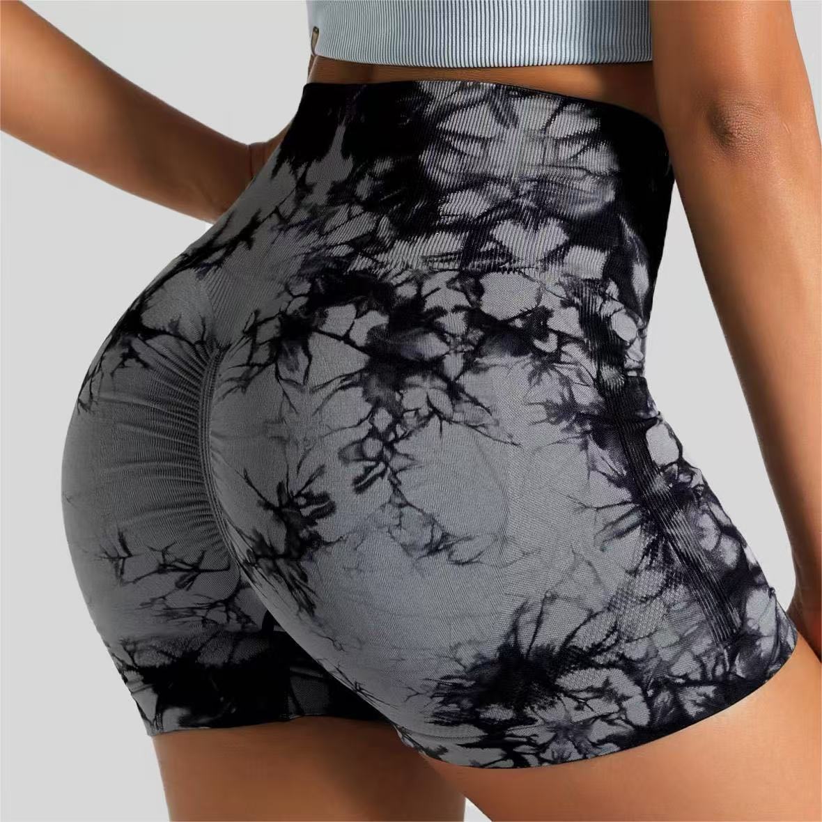 Skinny High Waist Sexy Peach Yoga Pants 3/4 Shorts