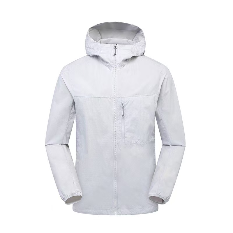 Summer outdoor thin section sunscreen clothing men and women with the same paragraph