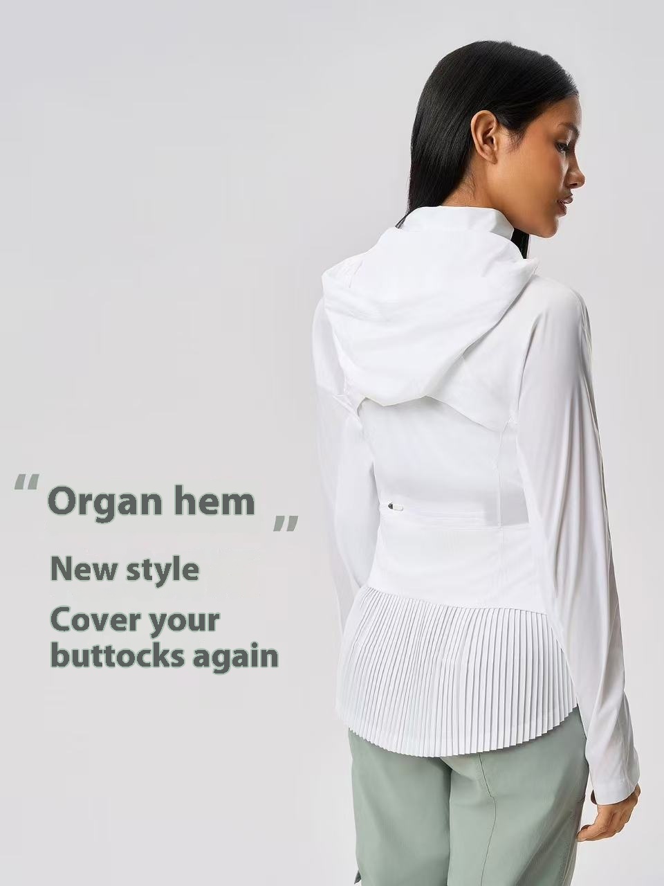 New breathable sportswear jacket women three-dimensional hood professional outdoor
