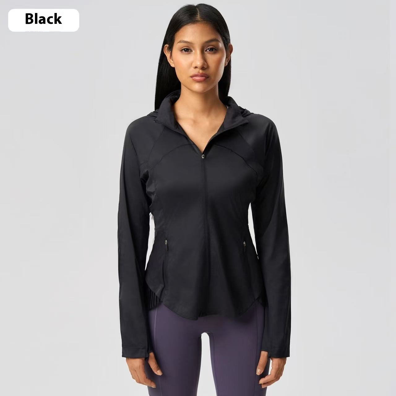 New breathable sportswear jacket women three-dimensional hood professional outdoor