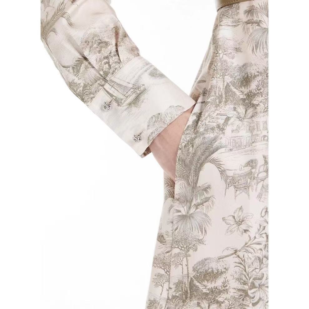 New pure yuan women's silk dress senior sense of French temperament commuter long dress female