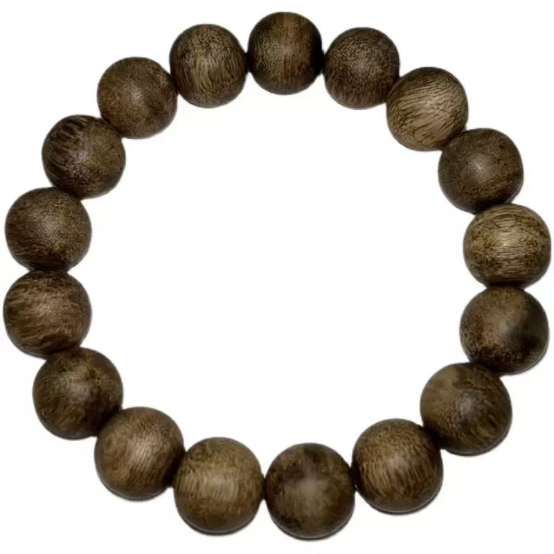 Hainan Yingge hair natural incense green heather Buddha beads random rosary models hand old material log strings