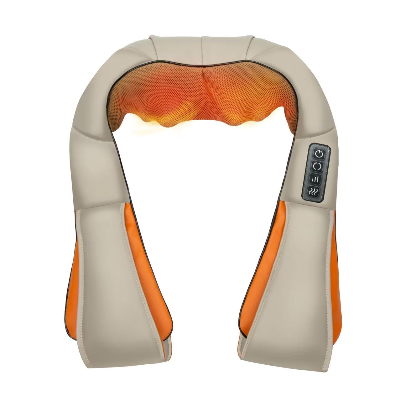 Neck back waist shoulder kneading massage shawl car household red light hot compress massager