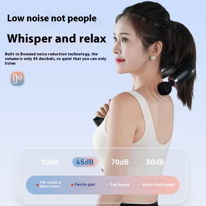 Curved Fascia Gun Multifunctional Muscle Cervical Massager
