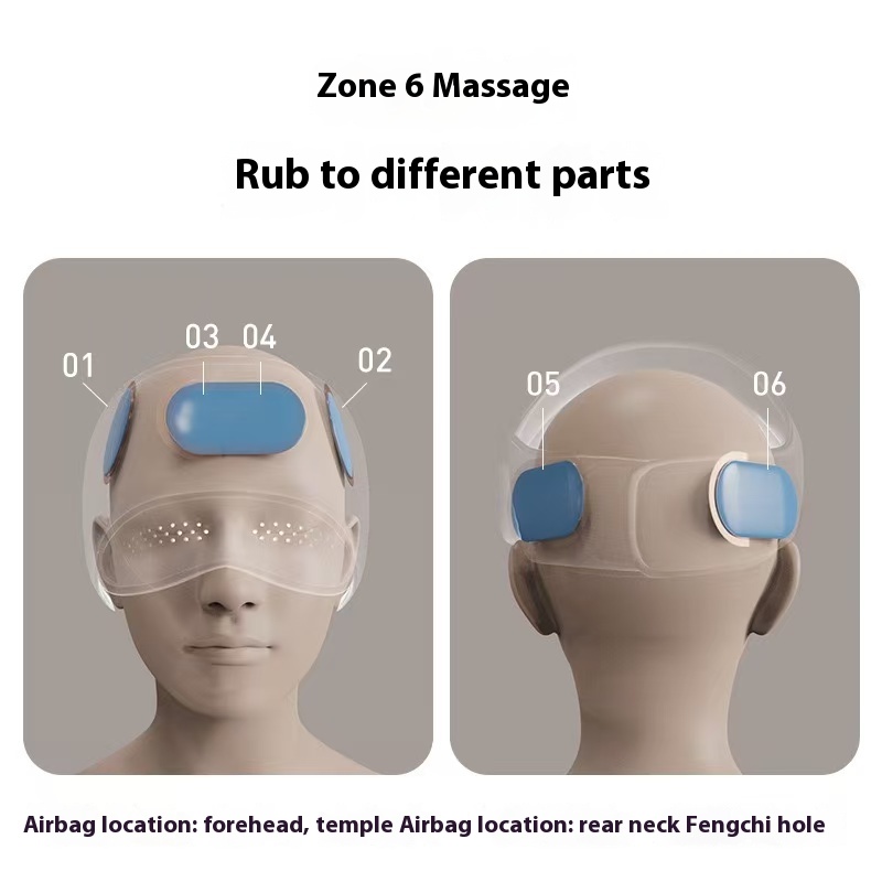 Head Massager Airbag Hat Full Wrap Head Therapy Massager