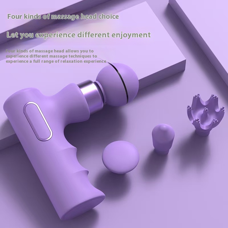 Sports Fitness Fascia Gun Massager Rechargeable Portable Professional Fascia Gun