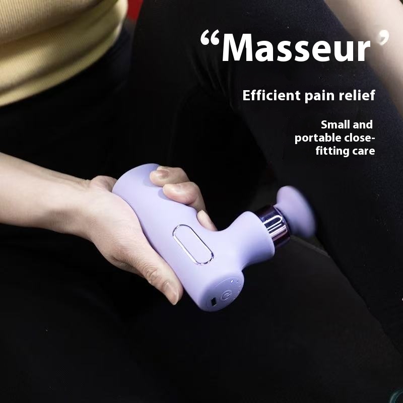 Sports Fitness Fascia Gun Massager Rechargeable Portable Professional Fascia Gun