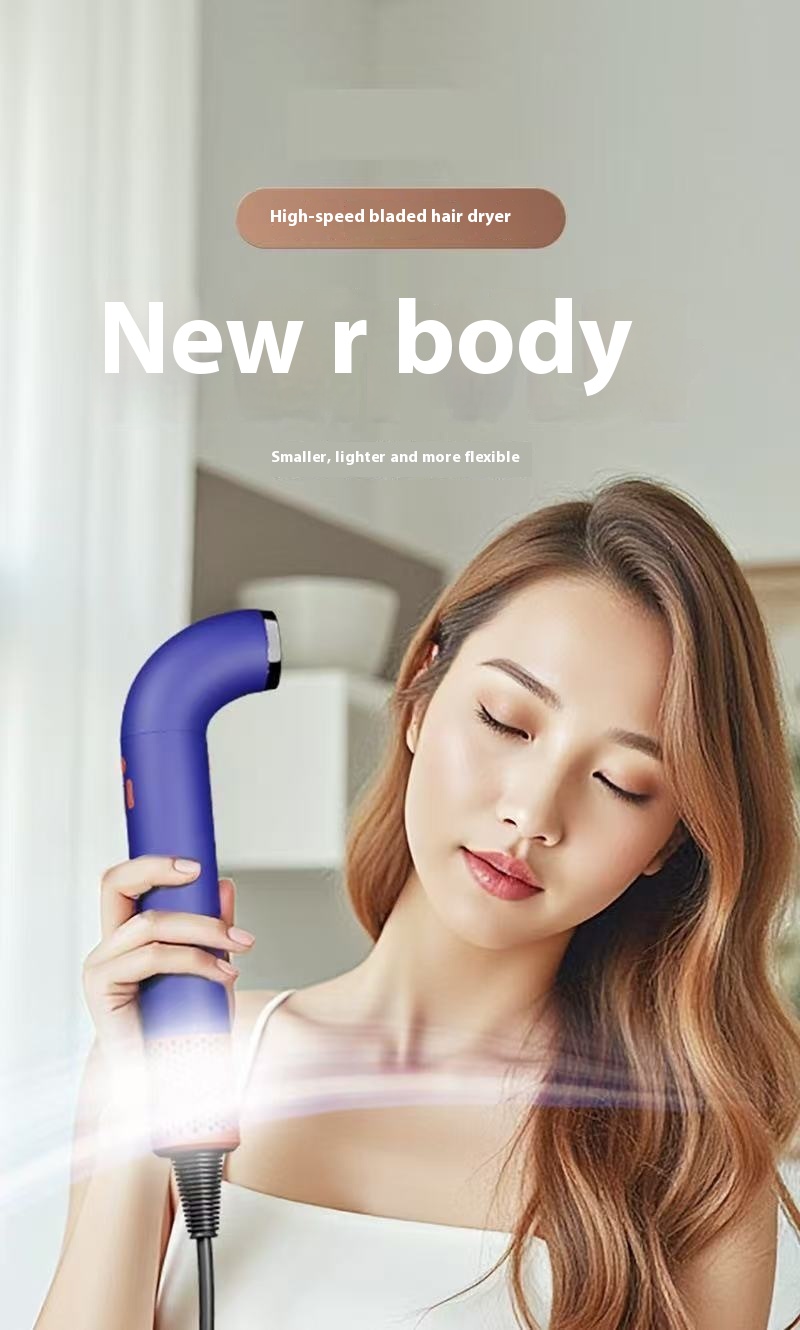 Bend Hair Dryer HD18 High Speed Hair Dryer Hairdryer Home Negative Ion Quick Drying
