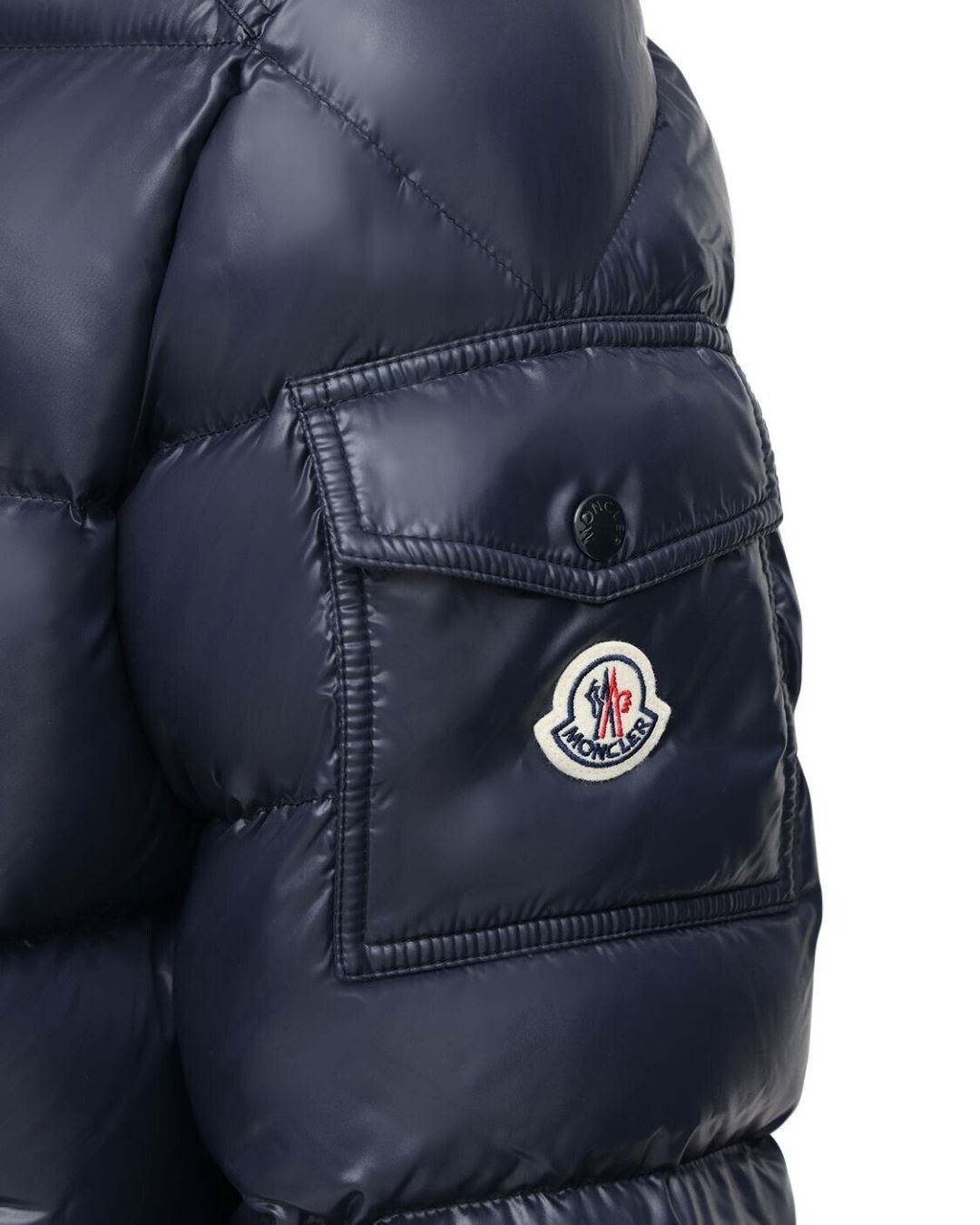 Mens MONCLER Maya Navy Puffer Jacket