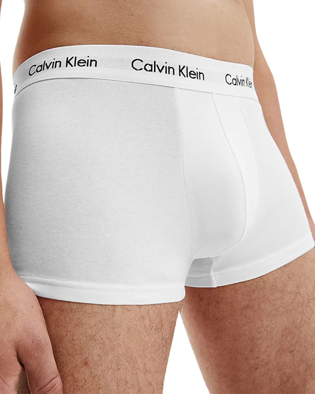 CALVIN KLEIN Men's 3-Pack Trunk Boxer Set – Cotton Stretch