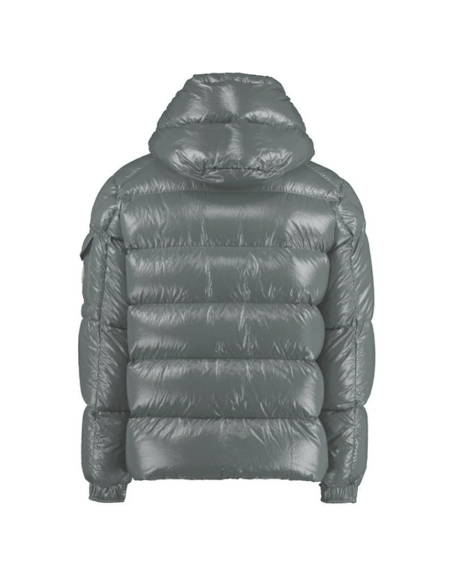 Men's Dark Green Moncler Maya Hooded Short Padded Jacket