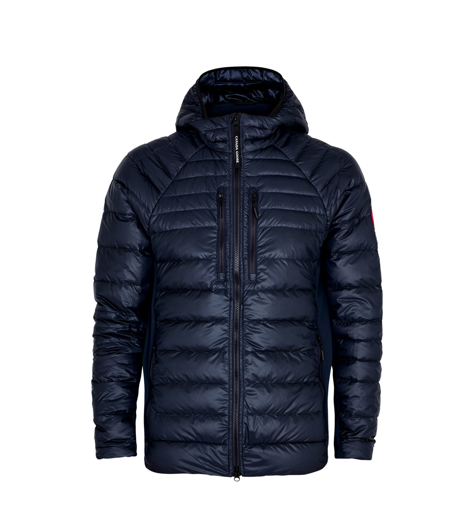 Canada Goose Navy Blue Hybridge Lite Hooded Shell Jacket