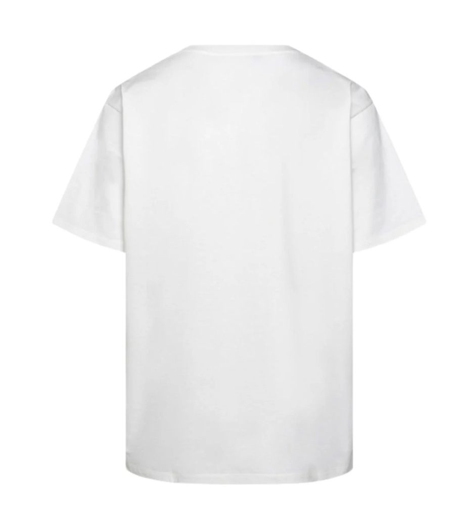 Mens White Moncler Grenoble Day-namic Logo Patch Cotton Short Sleeve Tshirt