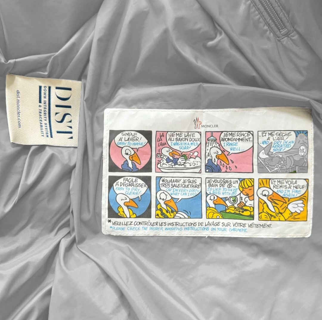 Men's Grey Moncler Maya Hooded Short Padded Jacket