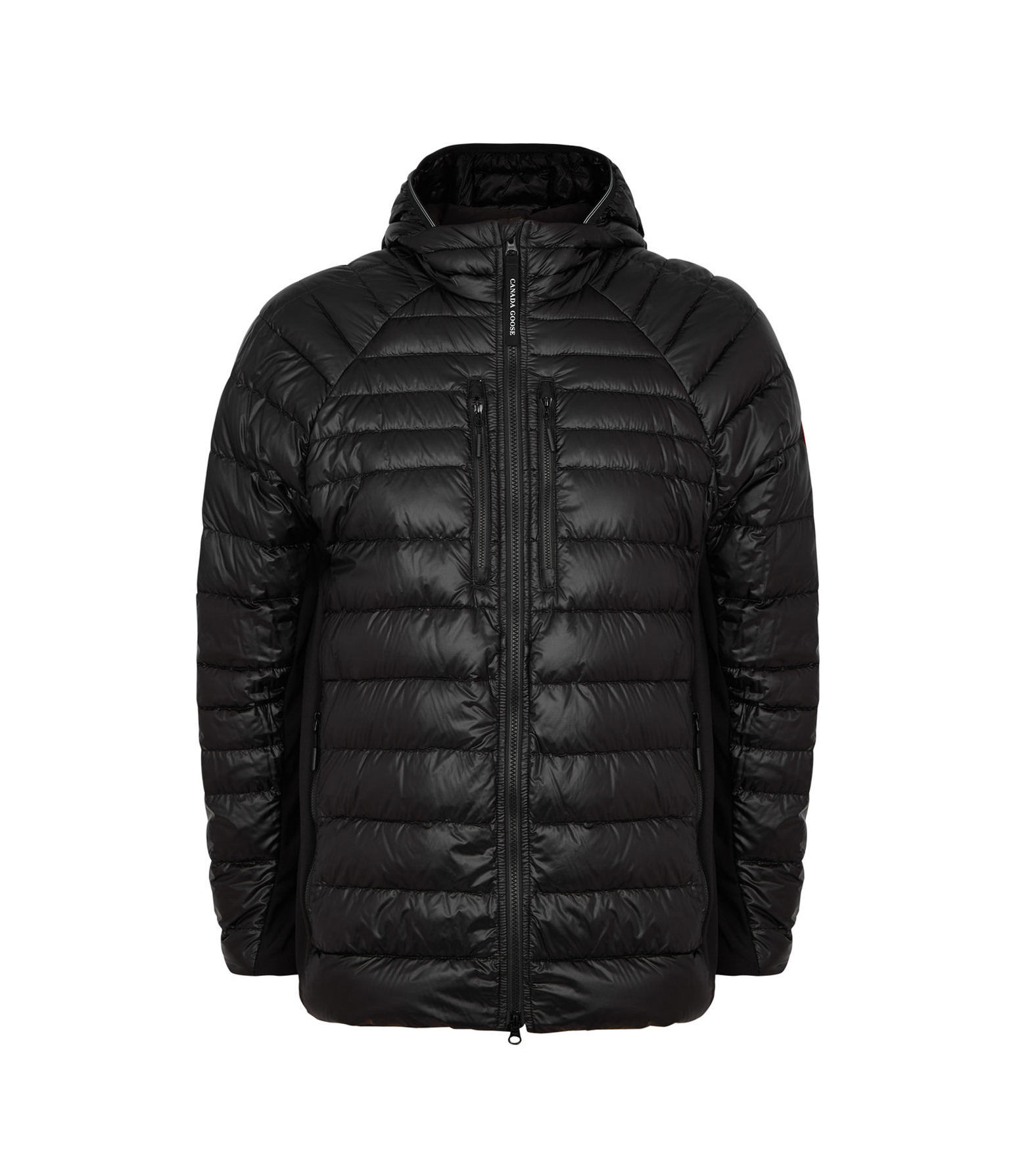 Canada Goose Black Hybridge Lite Hooded Shell Jacket