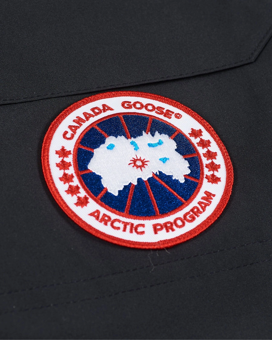 Canada Goose Classic Label Logo Patch  Expedition Parka Black