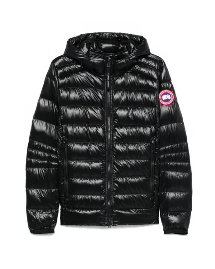 Canada Goose Crofton Hoodie Classic Label Jacket Black