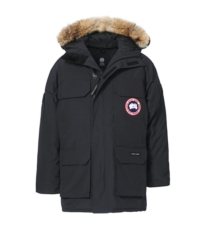 Canada Goose Classic Label Logo Patch  Expedition Parka Black